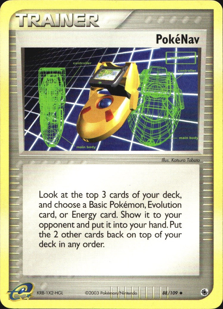 PokeNav 88/109 Uncommon Ruby & Sapphire Pokemon Near Mint