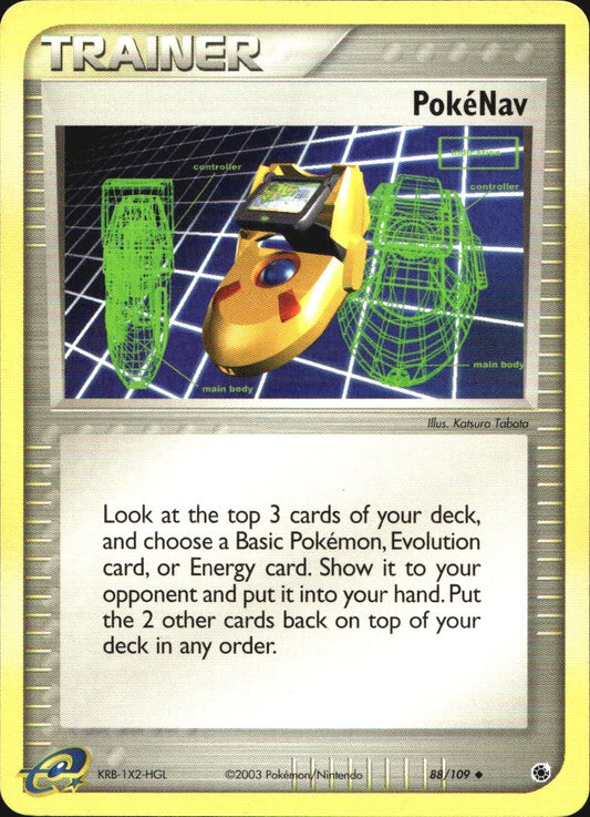 PokeNav 88/109 Uncommon Ruby & Sapphire Pokemon Near Mint