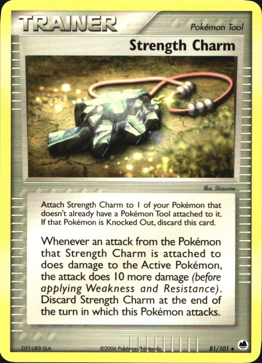 Strength Charm 81/101 Uncommon Dragon Frontiers Pokemon Near Mint