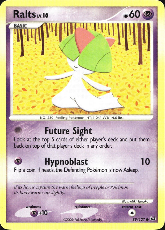 Ralts 89/127 Common Platinum Pokemon Near Mint