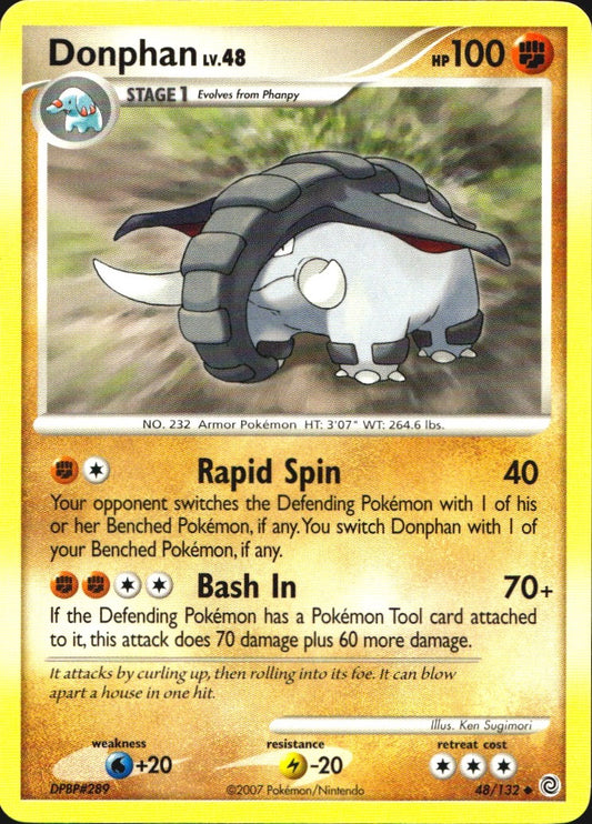 Donphan 48/132 Uncommon Secret Wonders Pokemon Near Mint
