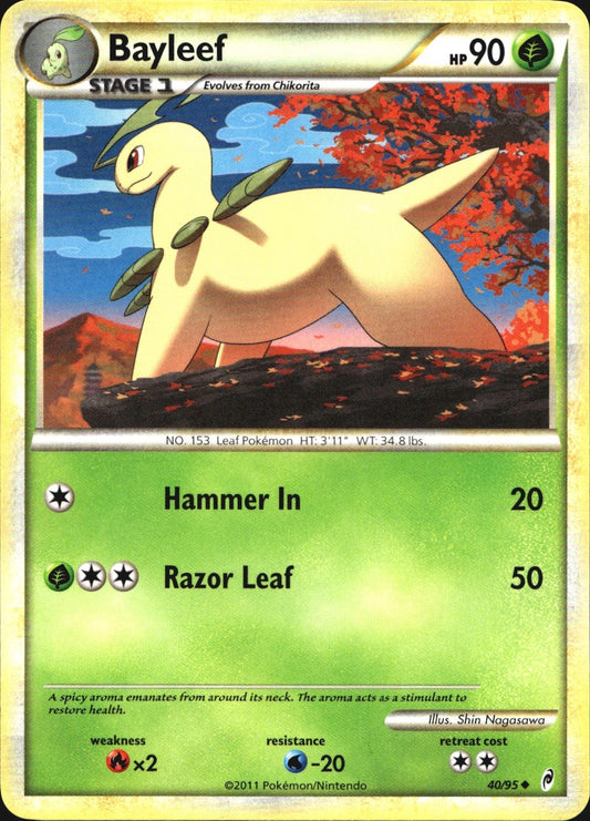 Bayleef 40/95 Uncommon Call of Legends Pokemon Near Mint