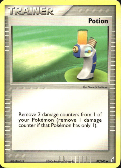 Potion 87/100 Common Crystal Guardians Pokemon Near Mint