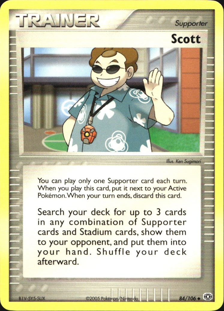 Scott 84/106 Uncommon Emerald Pokemon Near Mint