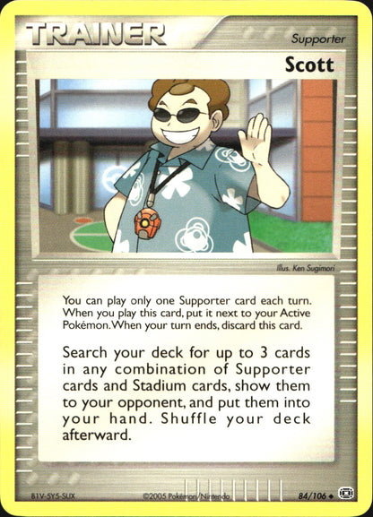 Scott 84/106 Uncommon Emerald Pokemon Near Mint
