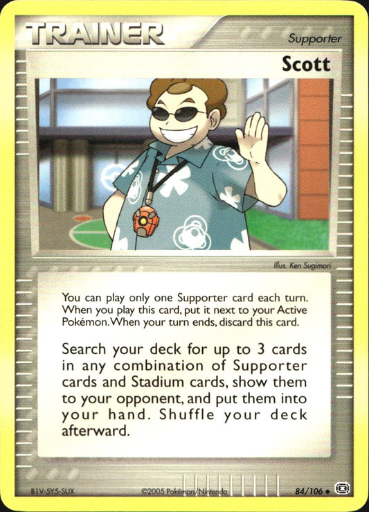 Scott 84/106 Uncommon Emerald Pokemon Near Mint