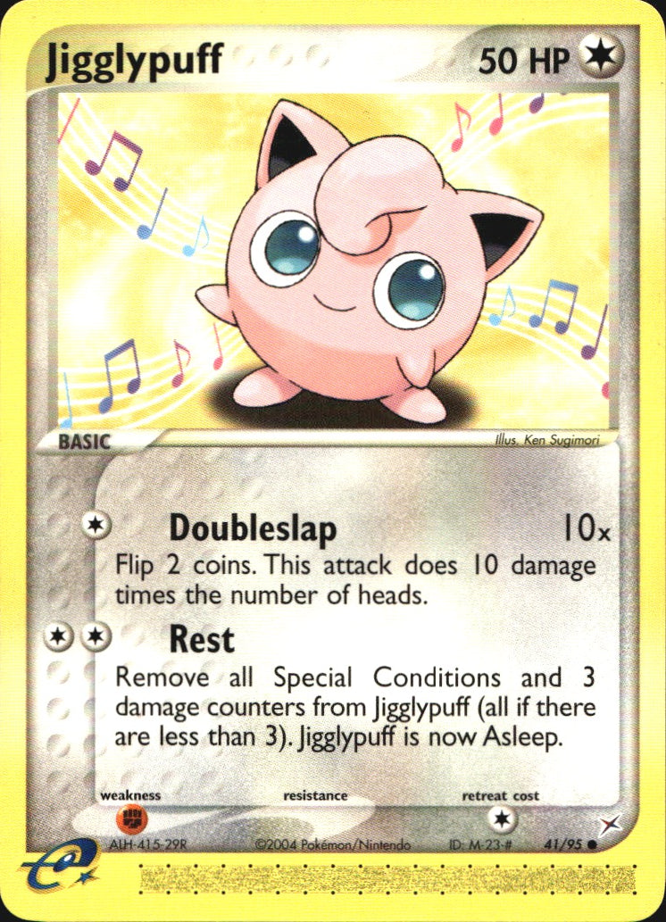 Jigglypuff 41/95 Common Team Magma vs Team Aqua Pokemon Near Mint
