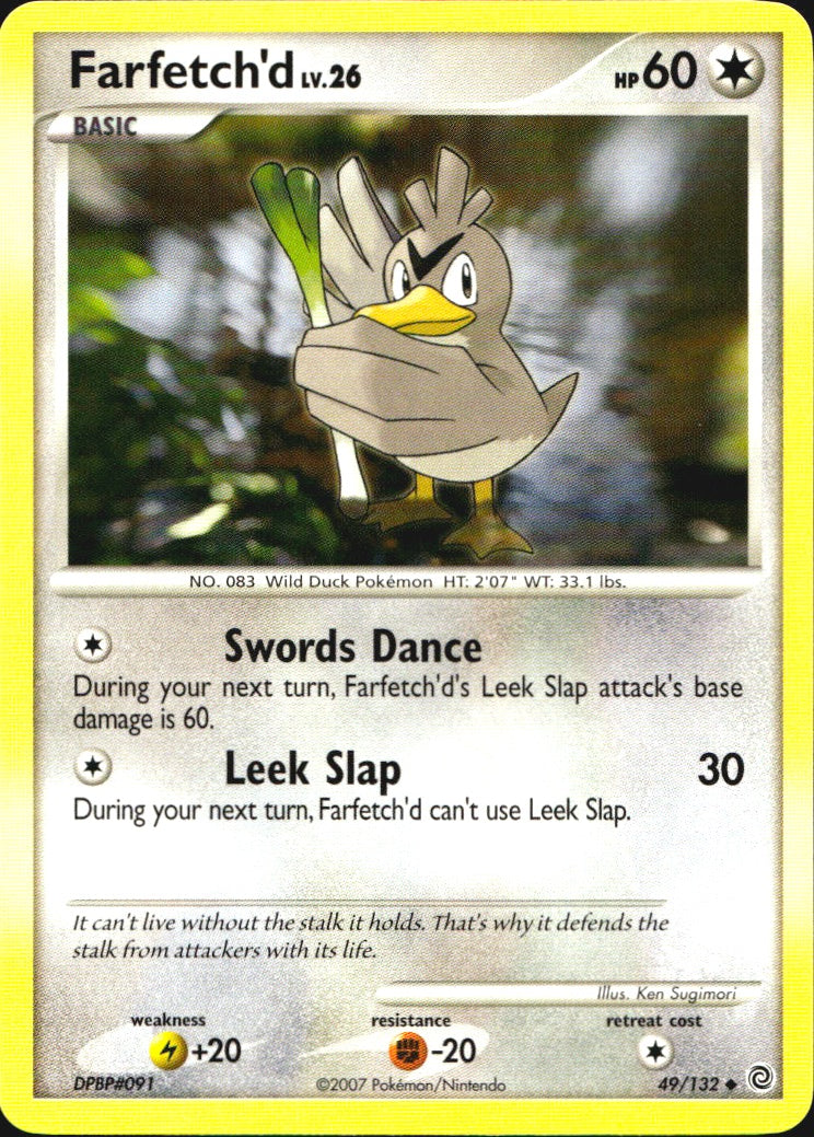 Farfetch'd 49/132 Uncommon Secret Wonders Pokemon Near Mint