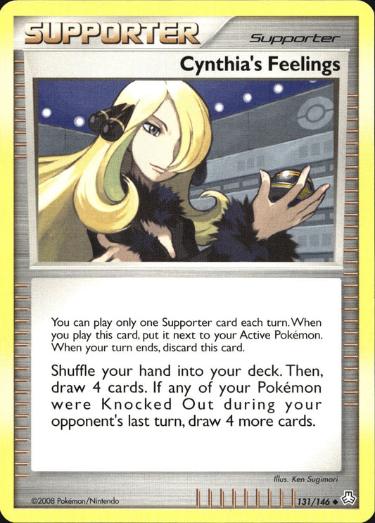 Cynthia's Feelings 131/146 Uncommon Legends Awakened Pokemon Near Mint