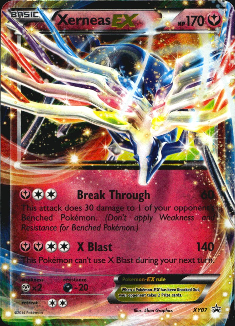 Xerneas EX XY07 Promo XY Black Star Promos Pokemon Near Mint