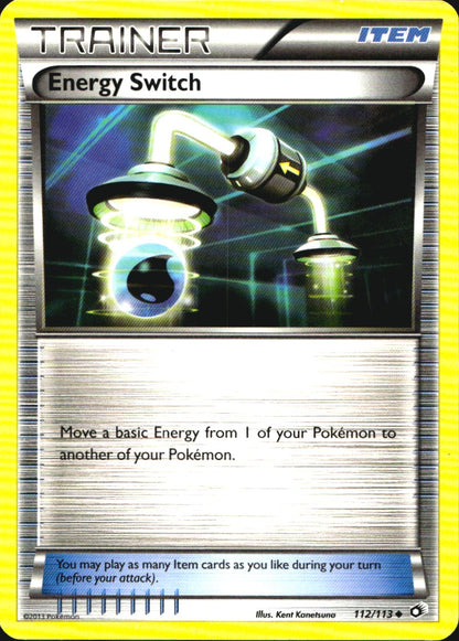 Energy Switch 112/113 Uncommon Legendary Treasures Pokemon Near Mint