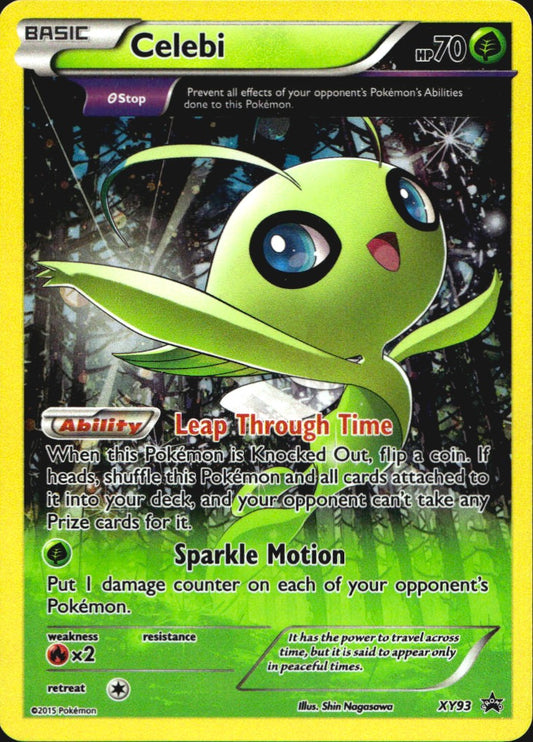 Celebi XY93 Promo XY Black Star Promos Pokemon Near Mint