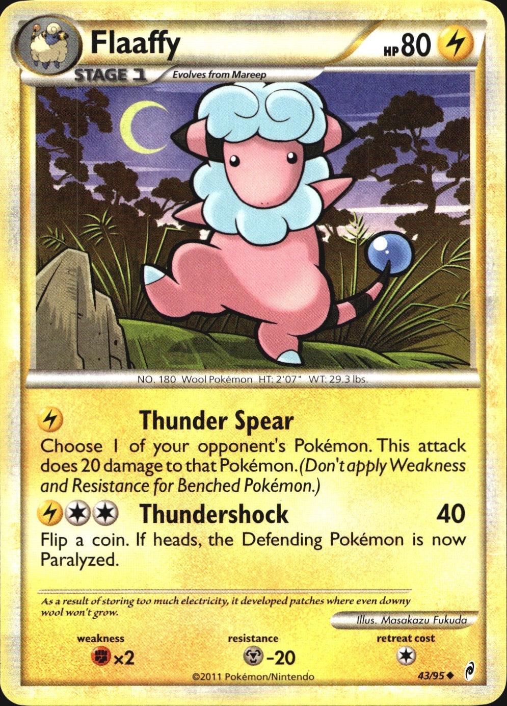 Flaaffy 43/95 Uncommon Call of Legends Pokemon Near Mint
