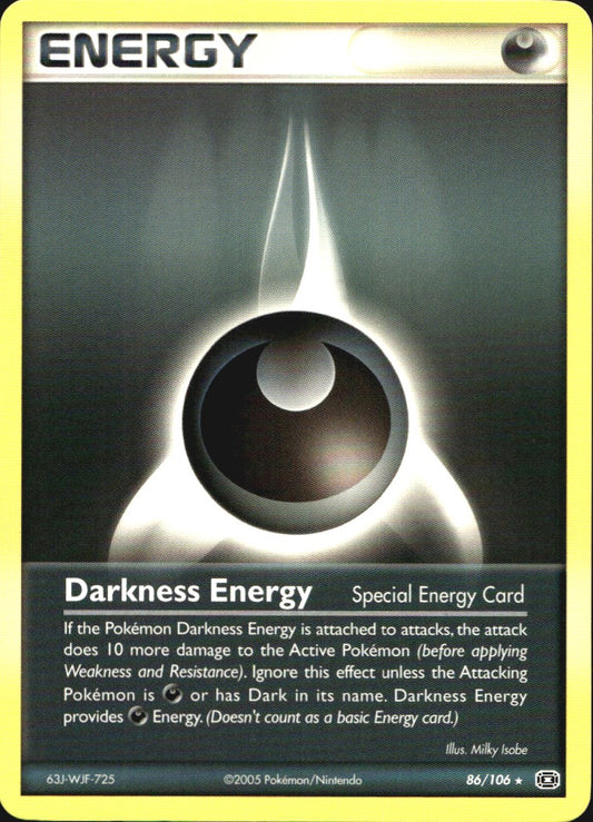 Darkness Energy 86/106 Rare Emerald Pokemon Near Mint