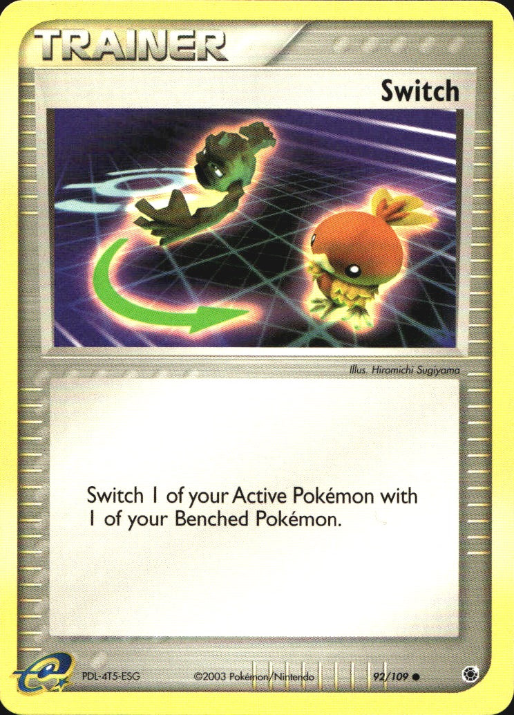 Switch 92/109 Common Ruby & Sapphire Pokemon Near Mint