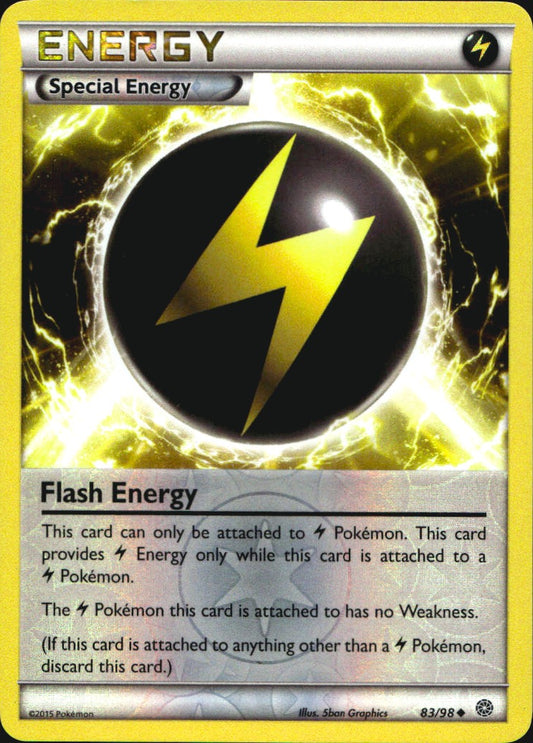 Flash Energy 83/98 Uncommon Ancient Origins Pokemon Reverse Holo Near Mint