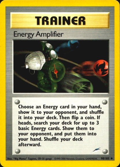 Energy Amplifier 98/105 Uncommon Neo Destiny Pokemon Near Mint