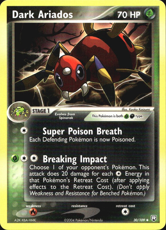 Dark Ariados 30/109 Uncommon Team Rocket Returns Pokemon Near Mint