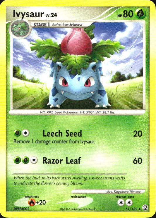 Ivysaur 51/132 Uncommon Secret Wonders Pokemon Near Mint