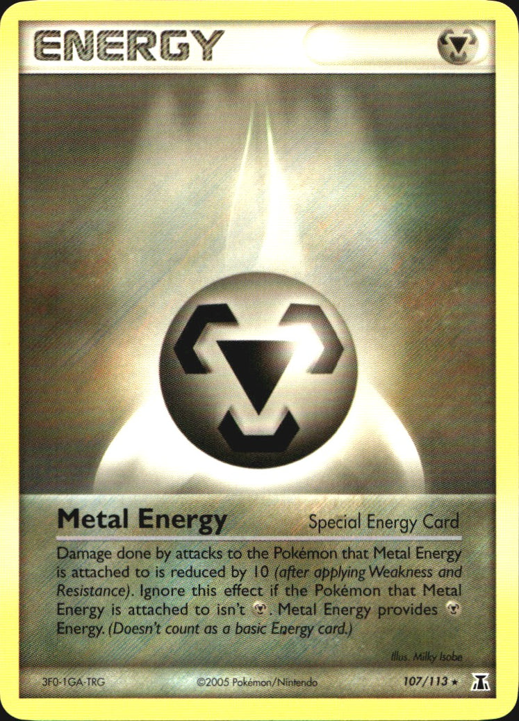 Metal Energy 107/113 Rare Delta Species Pokemon Near Mint