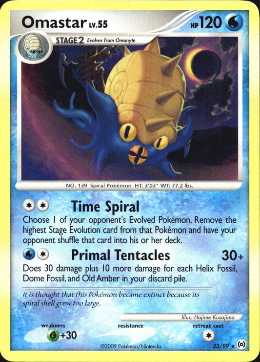 Omastar 23/99 Rare Arceus Pokemon Near Mint