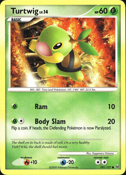 Turtwig 101/127 Common Platinum Pokemon Near Mint