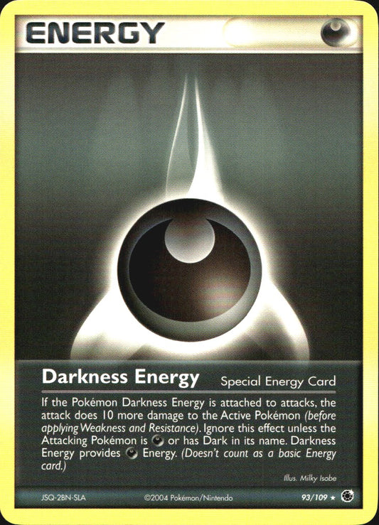 Darkness Energy 93/109 Rare Ruby & Sapphire Pokemon Near Mint