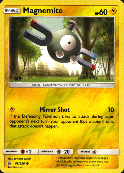 Magnemite 68/236 Common Cosmic Eclipse Pokemon Near Mint
