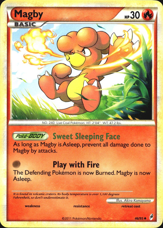 Magby 46/95 Uncommon Call of Legends Pokemon Near Mint