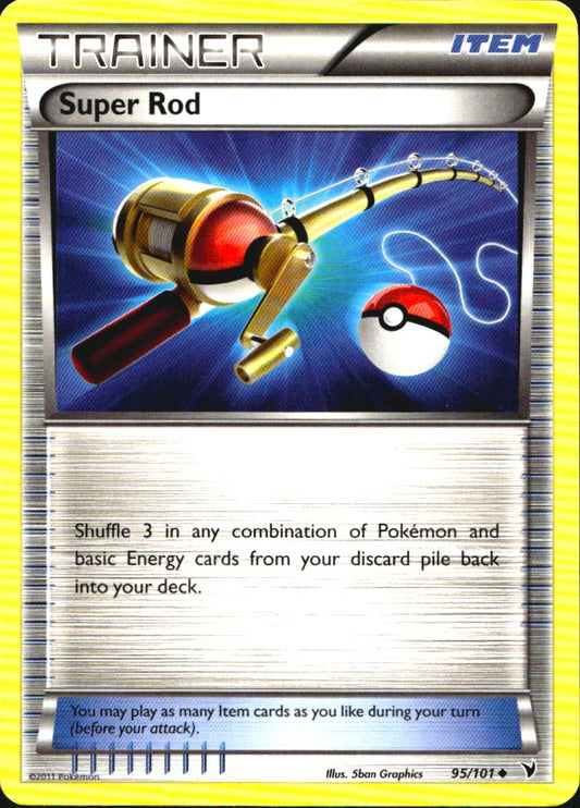 Super Rod 95/101 Uncommon Noble Victories Pokemon Near Mint