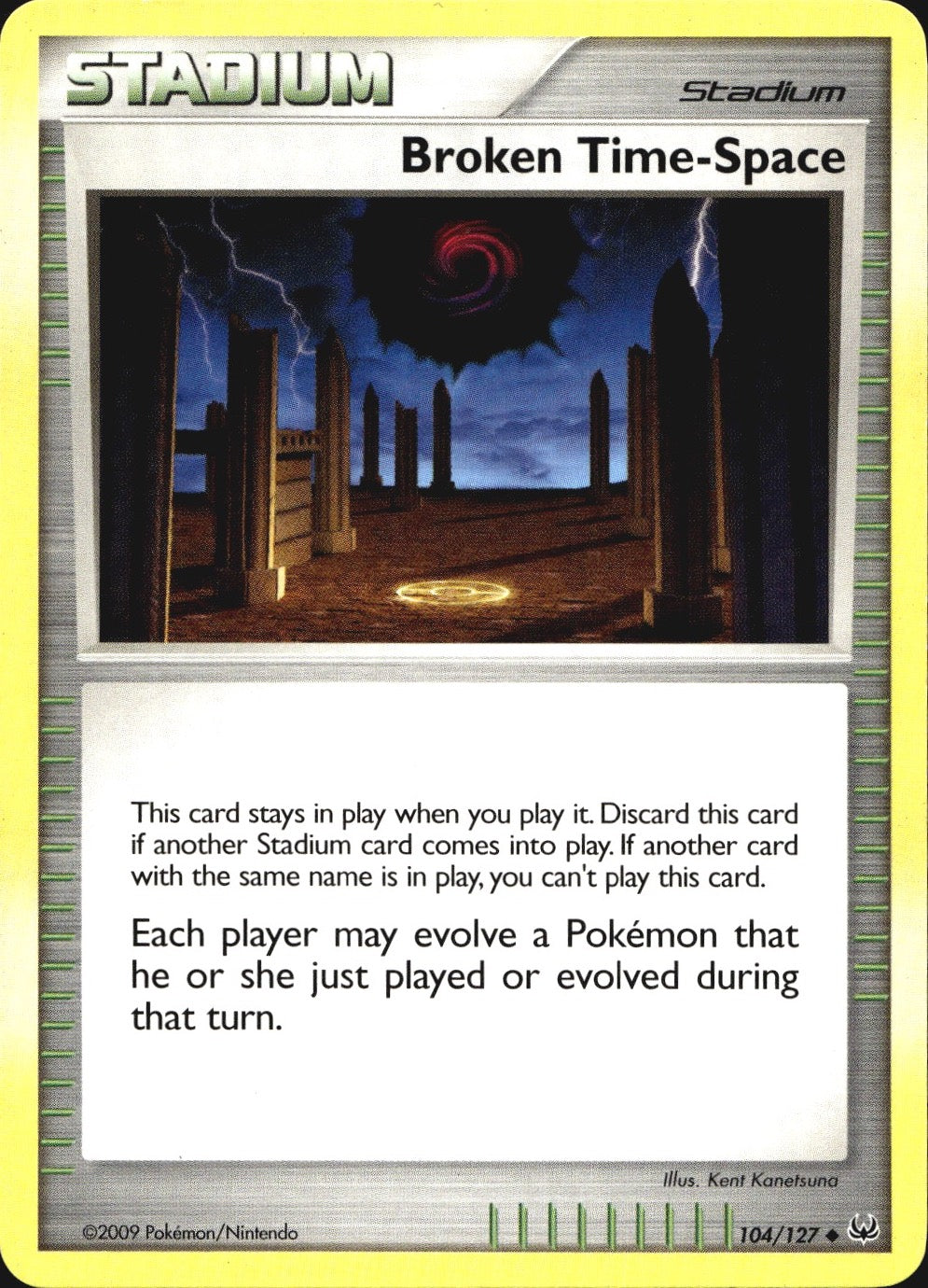 Broken Time-Space 104/127 Uncommon Platinum Pokemon Near Mint