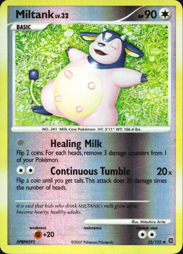 Miltank 55/132 Uncommon Secret Wonders Pokemon Reverse Holo Near Mint