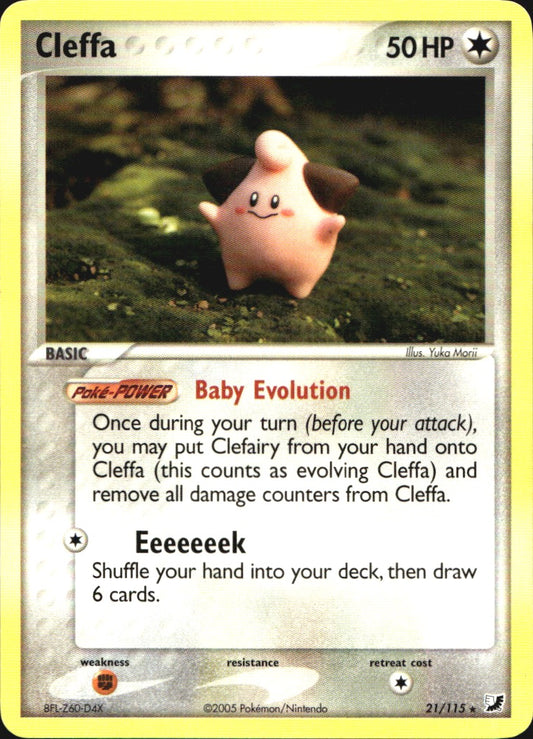 Cleffa 21/115 Rare Unseen Forces Pokemon Near Mint
