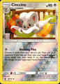 Cinccino 86/111 Uncommon Crimson Invasion Pokemon Reverse Holo Near Mint