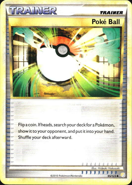 Poke Ball 95/123 Uncommon HeartGold & SoulSilver Pokemon Near Mint