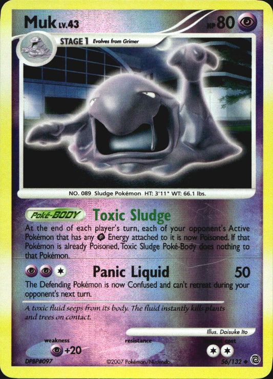 Muk 56/132 Uncommon Secret Wonders Pokemon Reverse Holo Near Mint