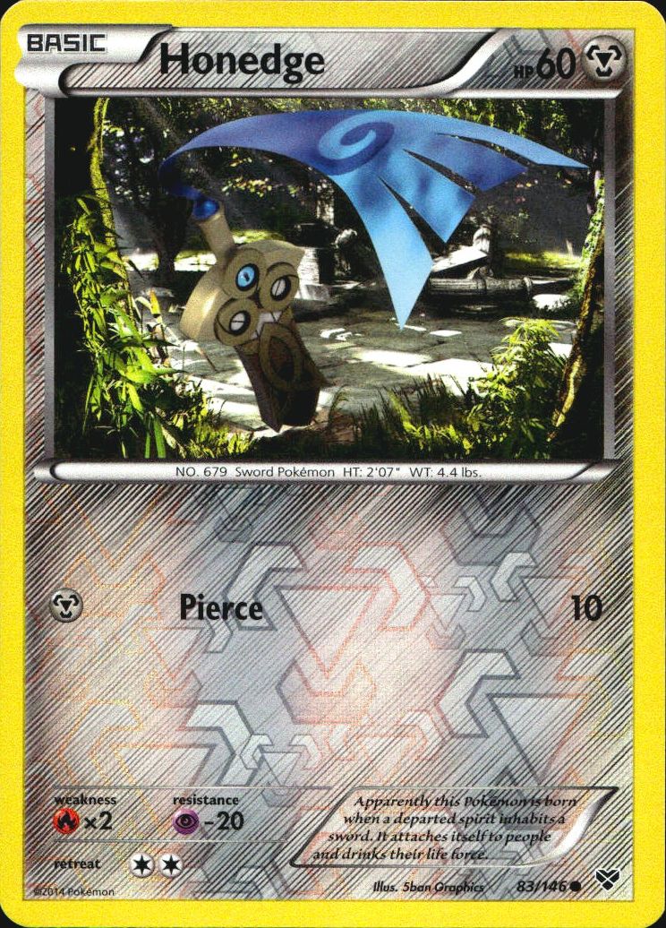 Honedge 83/146 Common XY Pokemon Near Mint
