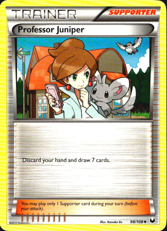 Professor Juniper 98/108 Uncommon Dark Explorers Pokemon Near Mint