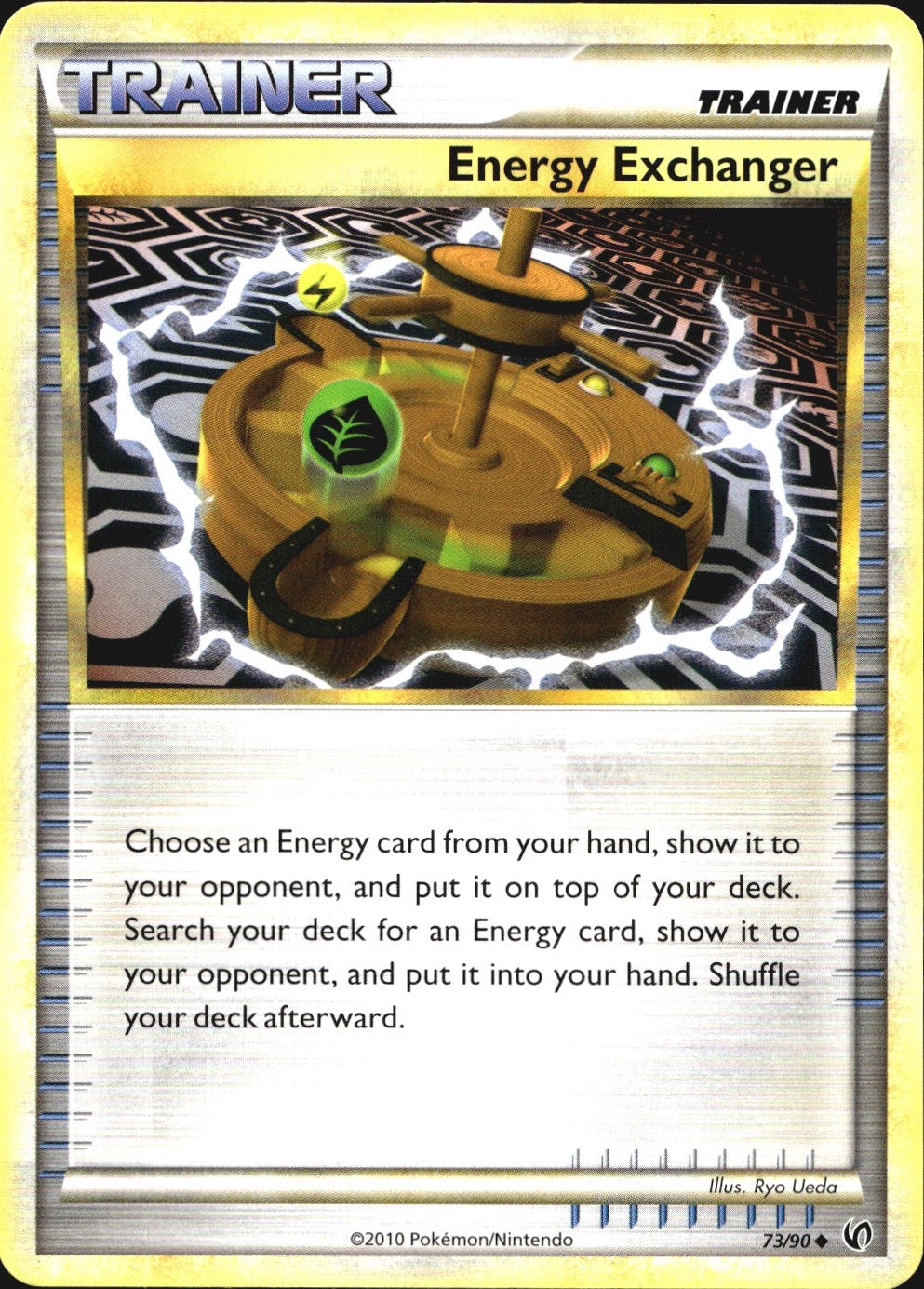 Energy Exchanger 73/90 Uncommon HGSS Undaunted Pokemon Near Mint