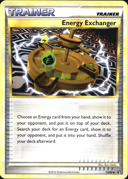 Energy Exchanger 73/90 Uncommon HGSS Undaunted Pokemon Near Mint