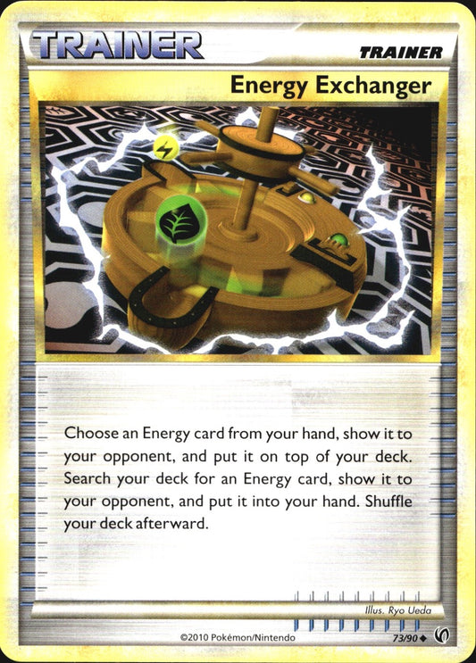 Energy Exchanger 73/90 Uncommon HGSS Undaunted Pokemon Near Mint