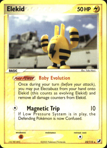 Elekid 23/115 Rare Unseen Forces Pokemon Near Mint