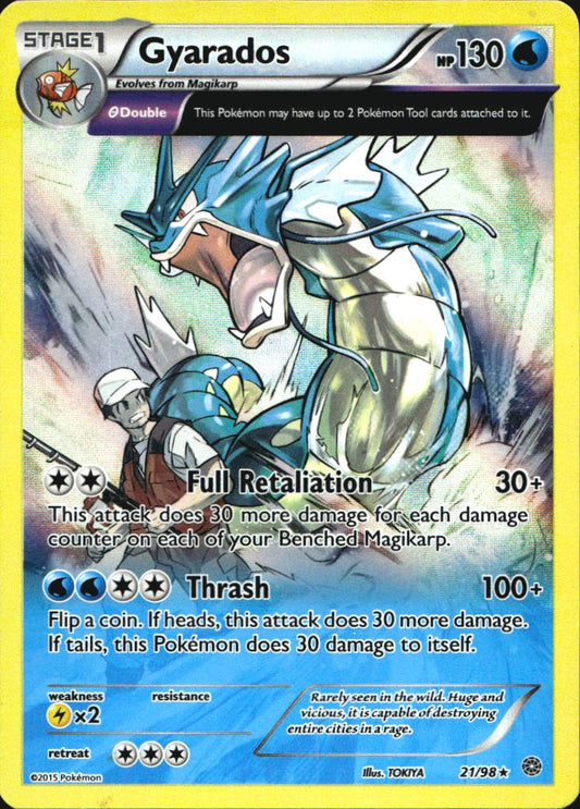 Gyarados 21/98 Holo Rare Ancient Origins Pokemon Near Mint
