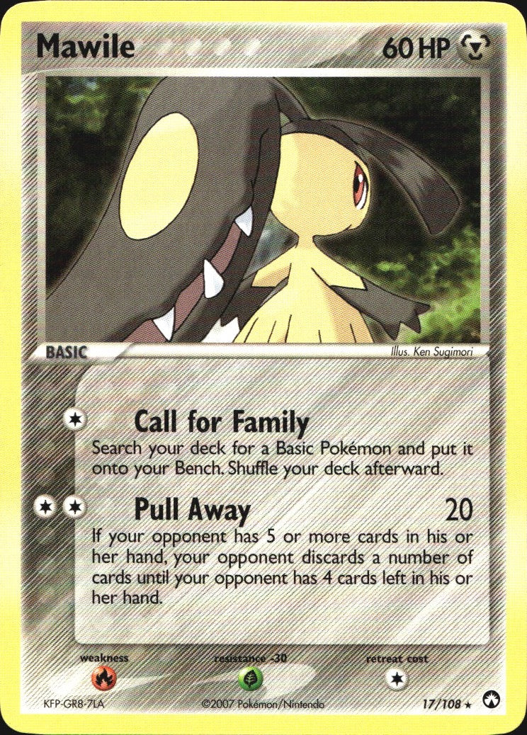 Mawile 17/108 Rare Power Keepers Pokemon Near Mint