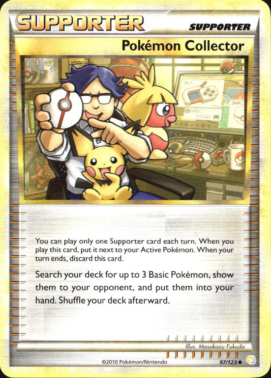 Pokemon Collector 97/123 Uncommon HeartGold & SoulSilver Pokemon Near Mint