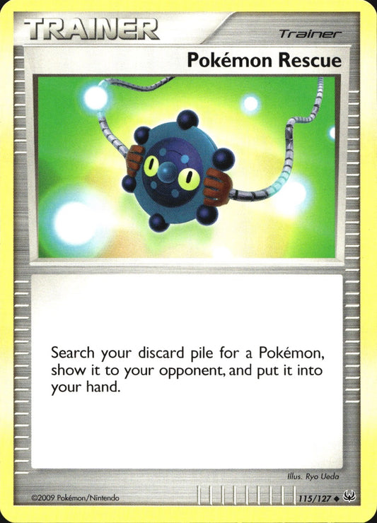 Pokemon Rescue 115/127 Uncommon Platinum Pokemon Near Mint