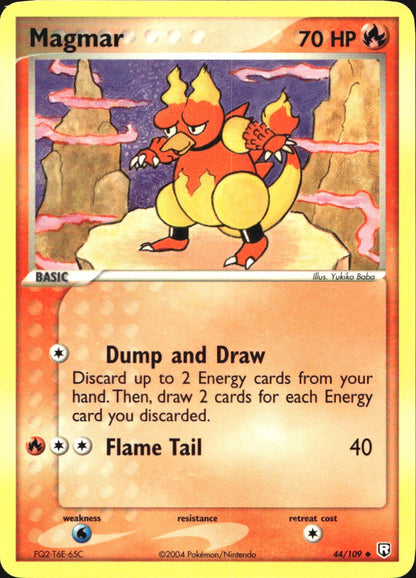 Magmar 44/109 Uncommon Team Rocket Returns Pokemon Near Mint