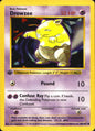 Drowzee 49/102 Common Base Set Shadowless Pokemon 1st Edition Lightly Played