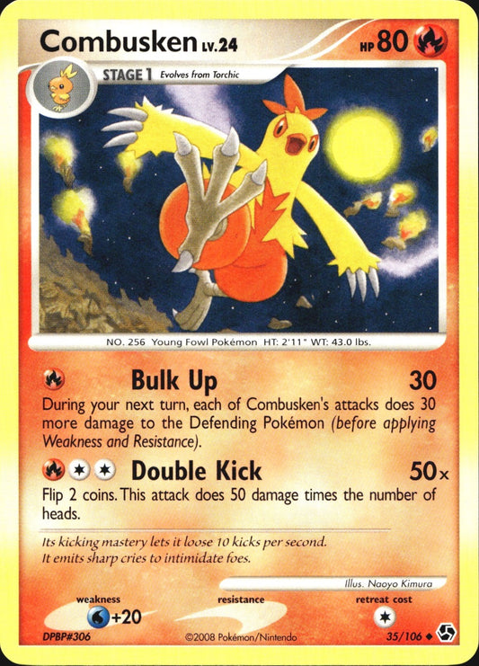 Combusken 35/106 Uncommon Great Encounters Pokemon Near Mint