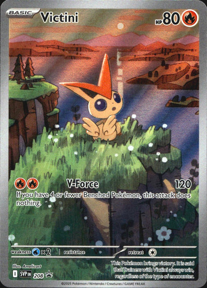 Victini 208 Holo Promo Scarlet & Violet Promo Near Mint